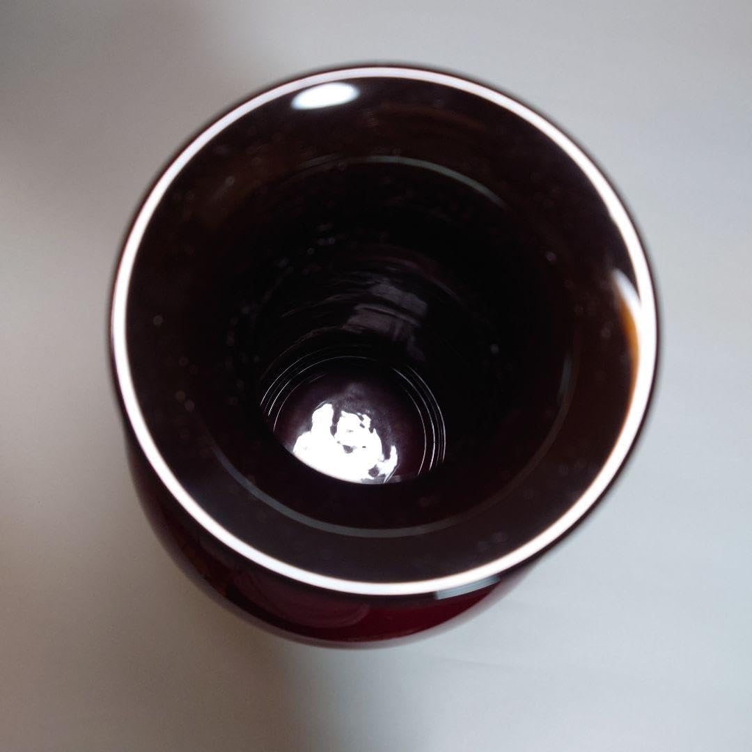 ノリタケ スタジオコレクション 辰砂花瓶辰砂】花瓶 薔薇画 Noritake