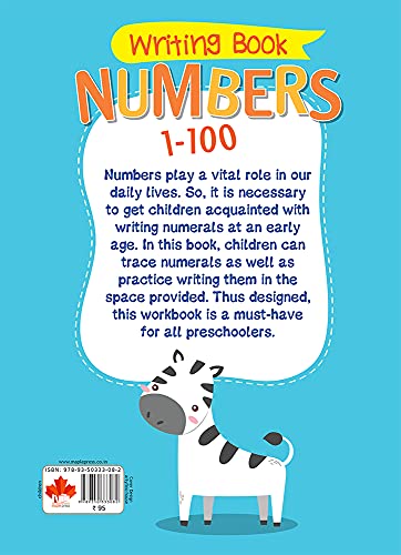Numbers Writing Book 1-100 for Kids (2-5 Years) Tracing Practice - Image 3