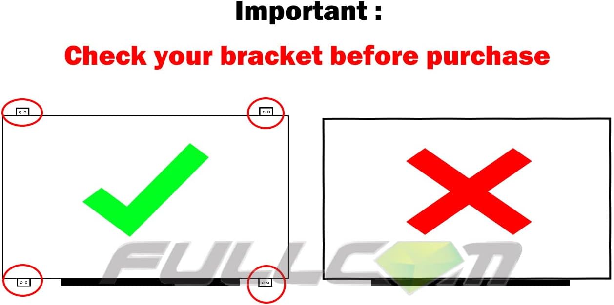 Tech FULCOM New 14 inch Screen Compatible with N140HGE-EAA, N140HGE-EA1, NT140FHM-N41, B140HTN01.2 Replacement Screens Also fit Elitebook Folio 1040 G3