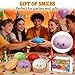 New Glitter Dumpling Squishy Mystery Box - Surprise Dumpling Squishy in Mini Steamer, No Duplicate Glitter Dumplings Toy Mystery for Party Favors (Mystery-2Pc)