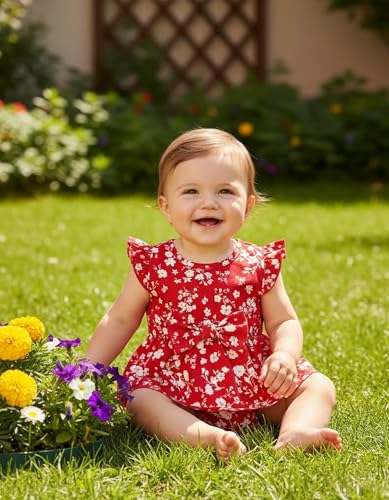 PATPAT Family Matching Outfits Mommy and Me Dresses Floral Dress & T-Shirts — view 4