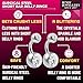 bodyjewellery 2pcs 14g Implant Grade Surgical Steel Double Crystal Short Navel Belly Button Ring 6mm1/4 14 gauge pick color(s)