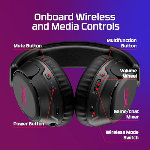 Image of HyperX CloudX Flight 2 - Wireless Gaming Headset (Black) - Xbox