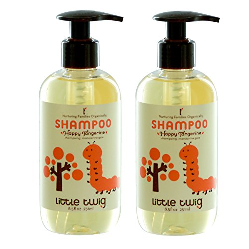 Little Twig Happy Tangerine Shampoo with Blends of Lemon, Tangerine and Rosemary, 8.5 fl. oz. (Pack of 2)
