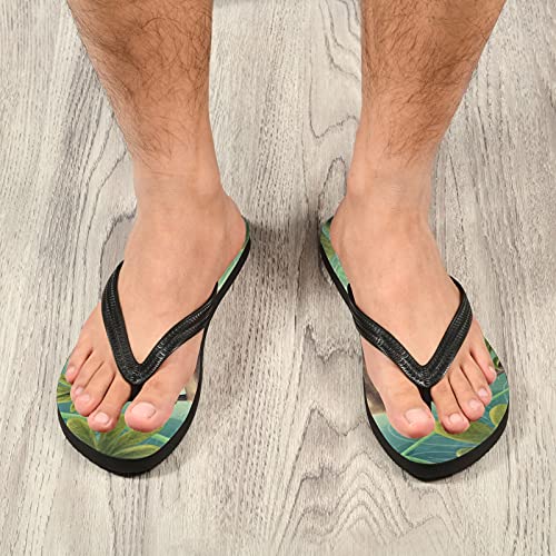 Linomo - Infradito da uomo con animale tropicale