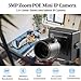 REVODATA 5MP POE IP Mini Camera,Ultra HD 2880x1620P, 2.8-12mm Manual Zoom Lens Small Indoor H.265 Surveillance Camera,PC/Phone App,Motion Detection (I712-P)