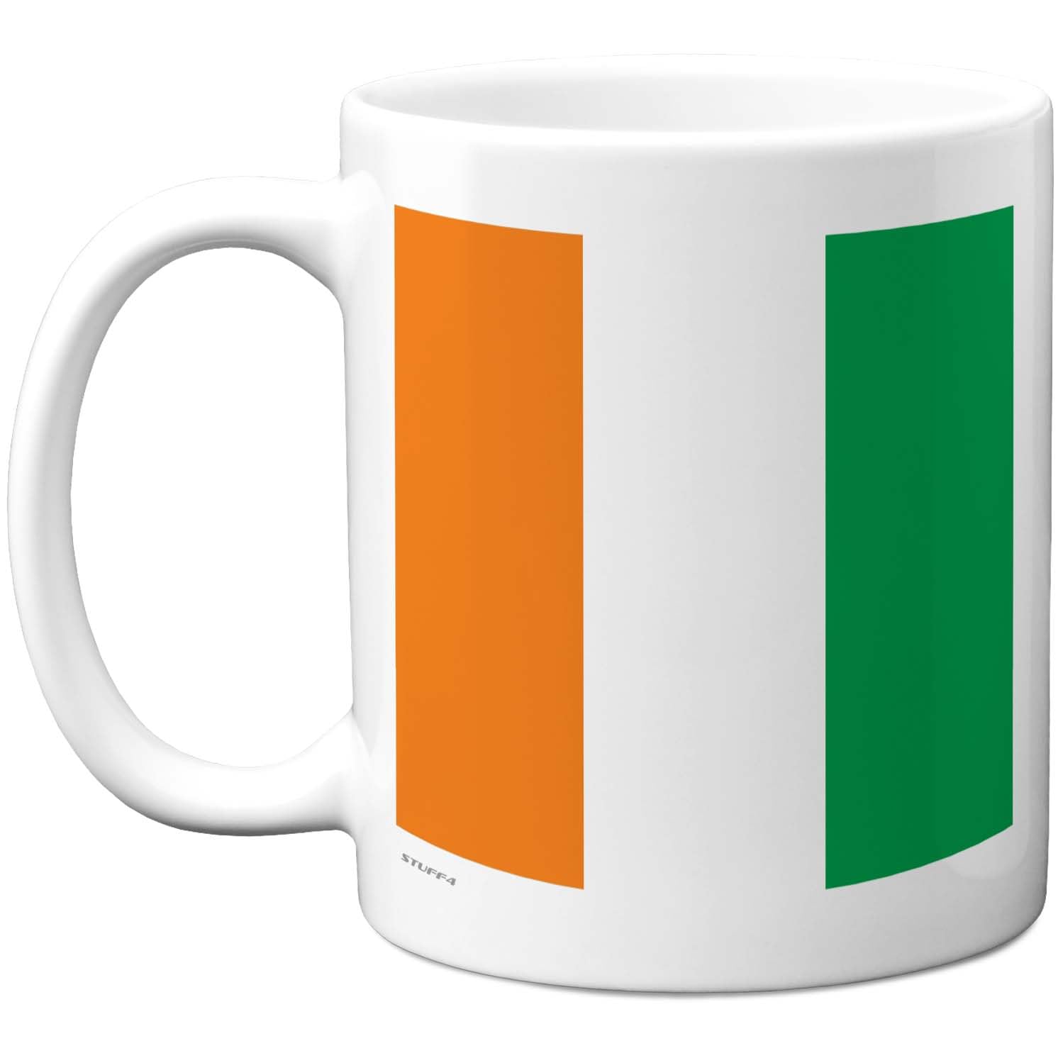 Stuff4 Côte D'ivoire Mug - Bold Flag Stripe Design - Patriotic Gift For Coffee Or Tea - 11Oz Ceramic Gloss Mug