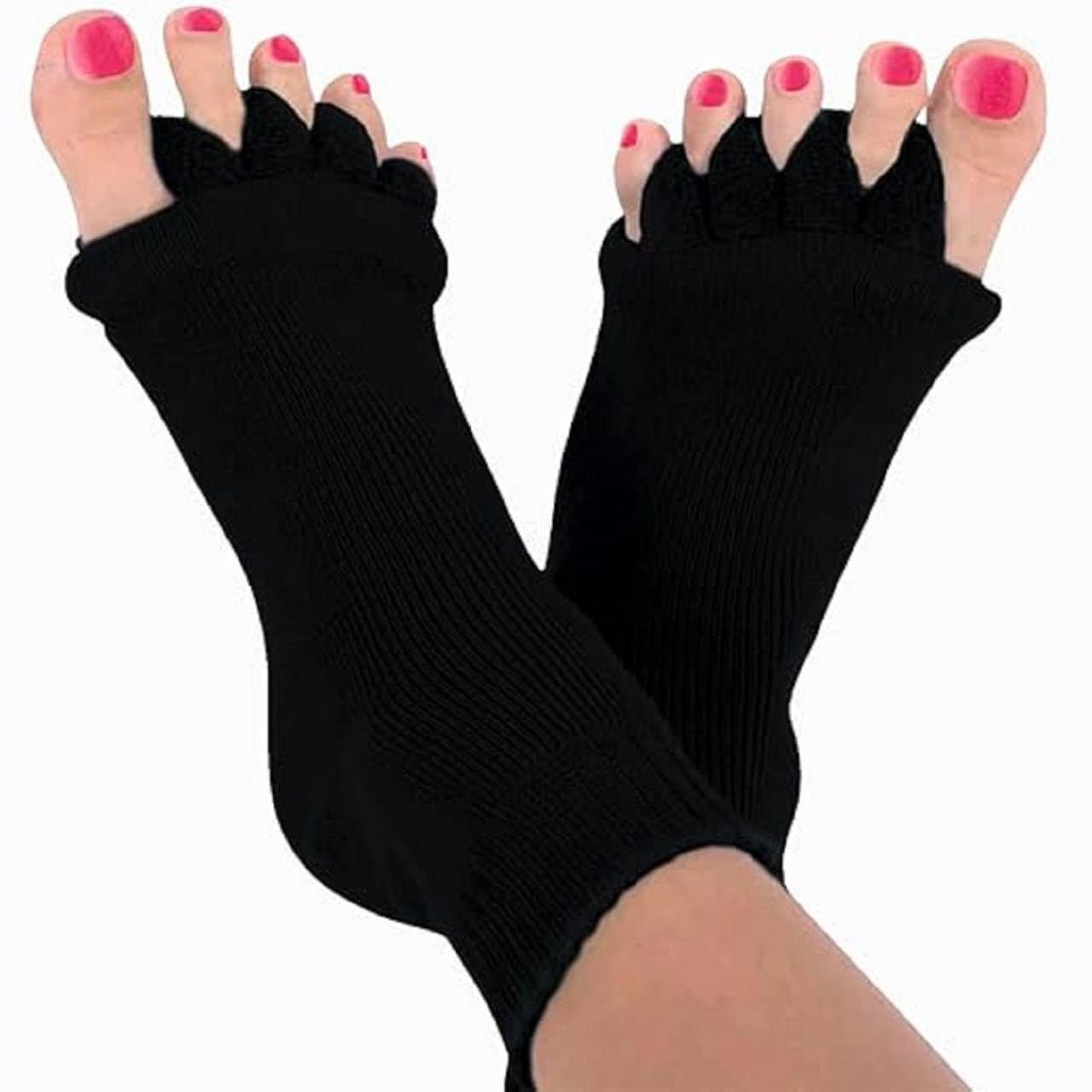 KRIDEZ Foot Alignment Socks -Foot Alignment Socks Women/Men, Toe Separator Socks, Hammer Toes, Toe Alignment Corrector Pain Relief Socks And Pain Relief