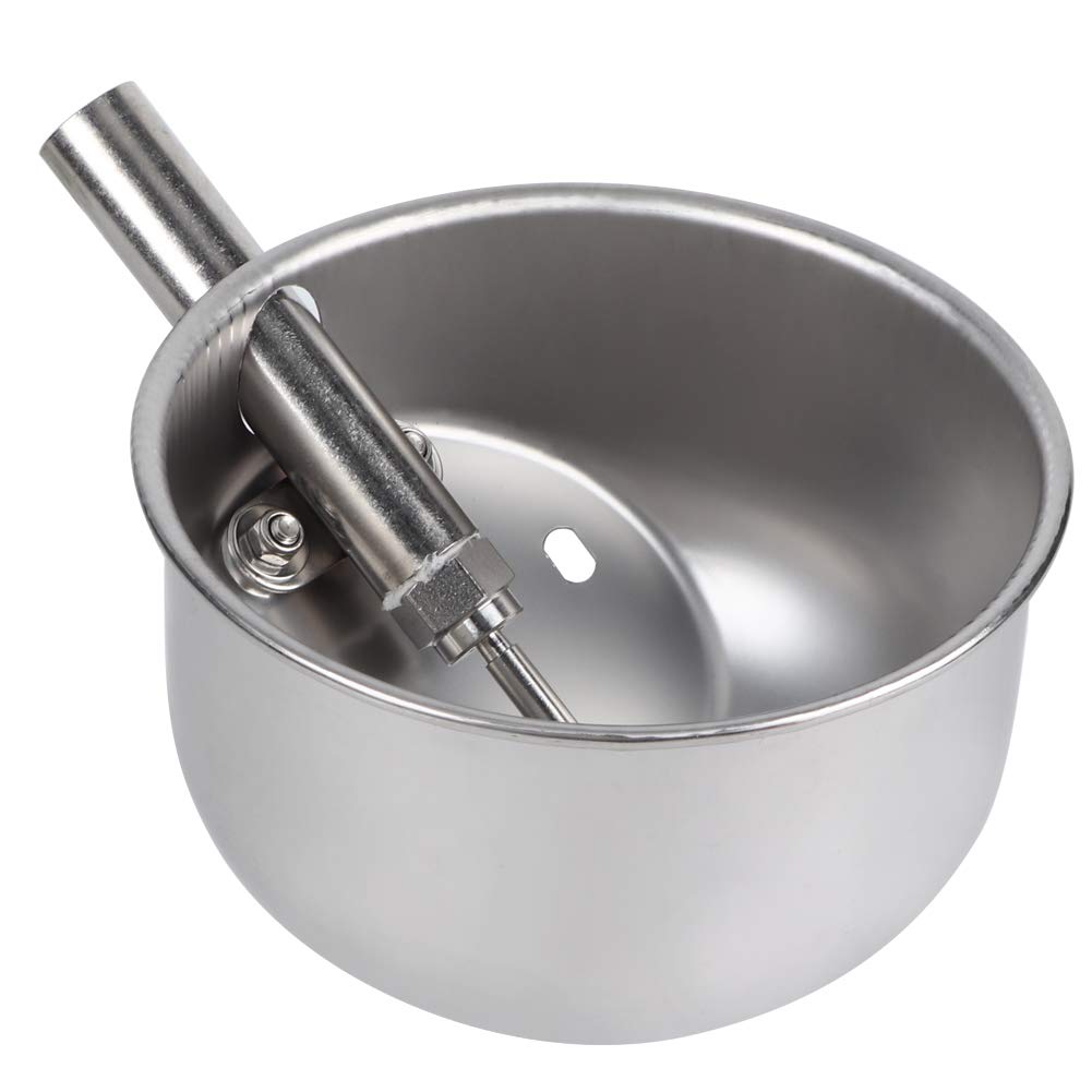Distributeur automatique de bétail 21cm, bol d'eau en métal à valve pour porcs et porcelets