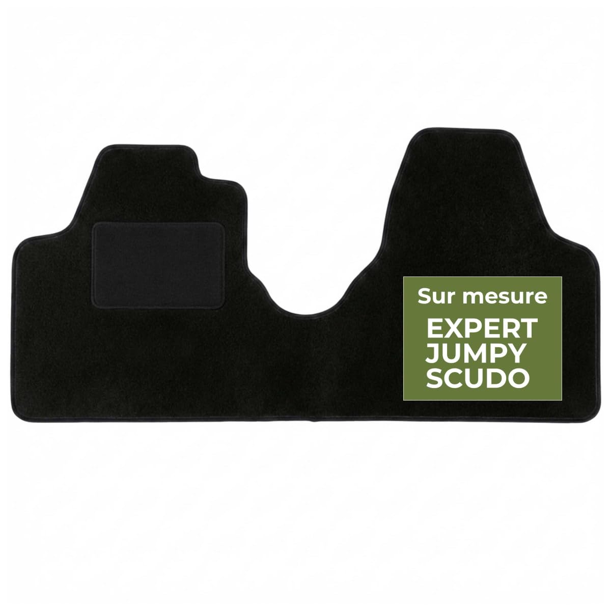Tapis de sol utilitaire moqueté sur mesure antidérapant compatible Expert Jumpy Scudo - 5