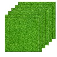 6 Stück Kunstrasen Miniaturgarten 15x15cm Künstliche Rasen Matte Kunstrasen, Miniaturgarten zum Basteln Miniatur Rasen Dekoration Miniaturgarten Rasen für Miniatur-Ornament, Garten, Puppenhaus