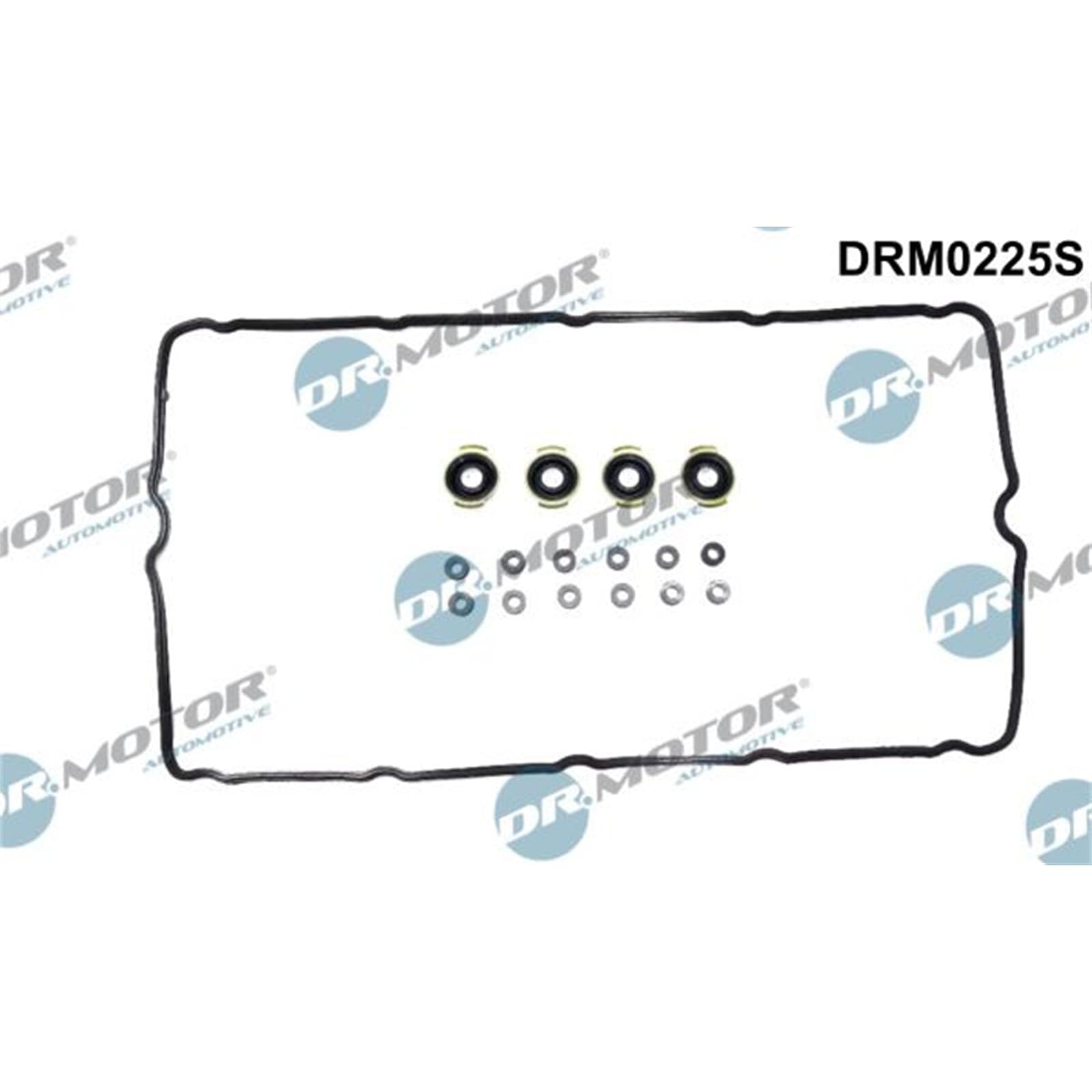 Kit Guarnizioni Copritesta DR.MOTOR DRM0810S | Per Kubistar 1.2 16V (X76) 2006 | Ricambio Auto Di Qualità Equivalente All'originale