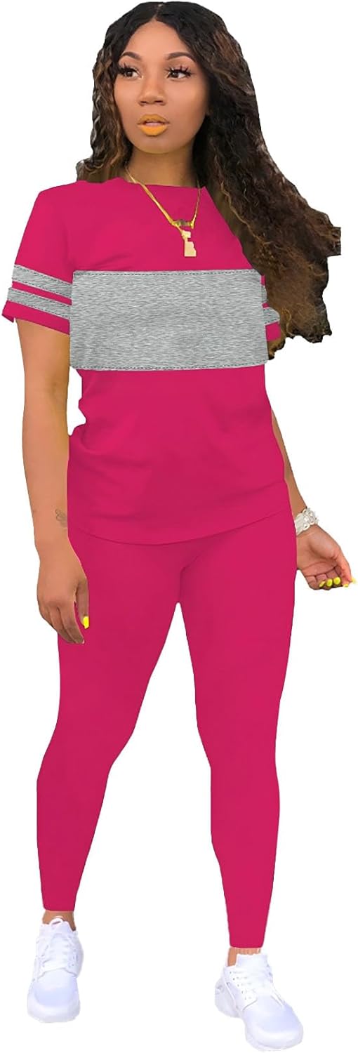 Nimsruc Two Piece Sets For Women Summer Outfits Casual Sweatsuits