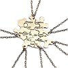 6pcs Set Bff Fashion Jewelry Mom Present Statement Necklace Labret Jewelry Matching Girl Jewelry Family Jewelry Girl Presents Good Friends Necklace Personality Friendship Mother