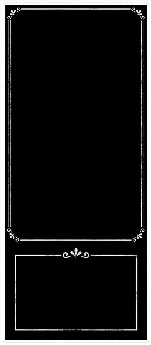 RoomMates RMK3317GM Decorative Chalkboard Peel and Stick Giant Wall Decals , Black