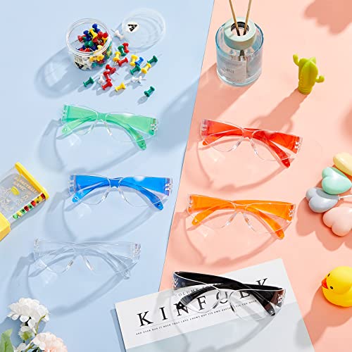 Patelai 36 Pcs Kids Safety Glasses Bulk Eye Protection Goggles Scratch Resistant for Science Class, Lab, Sports, Child Youth Size (Multicolor)