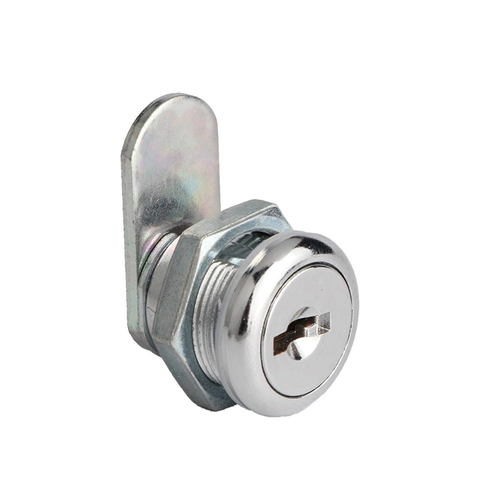 JK1002 Zamki krzywkowe do drzwi szuflady skrzynka pocztowa szafka gablota zamek cylinder płaski stop cynku 1 szt. (JK1002-25)