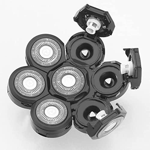 Universal Upgrade 7 Blades Head Shaver Replacement Heads Compatible with Freedom Gold shaver and some brands. 7D Electric Shaver Replacement Heads Waterproof Easy to Clean With Cleaning Brush - Thumbnail 6