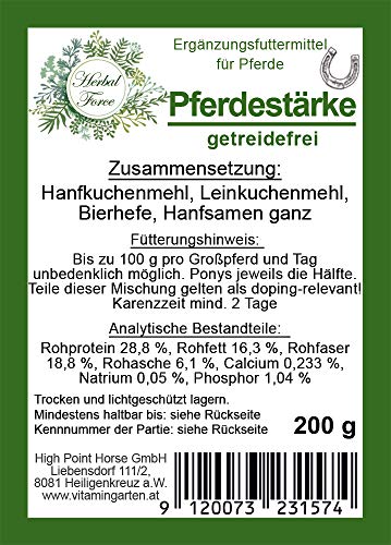 Herbal Force Kruidenlekkernijen voor paarden - lavendel hennep duivelsklauw/gember of biergist - zonder toevoeging van… - Image 6