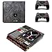 YWZQ Pegatina de Piel de patrón Colorido para PS4 Slim Console & Controllers Decal Vinyl Skins Cover Accessories,0009