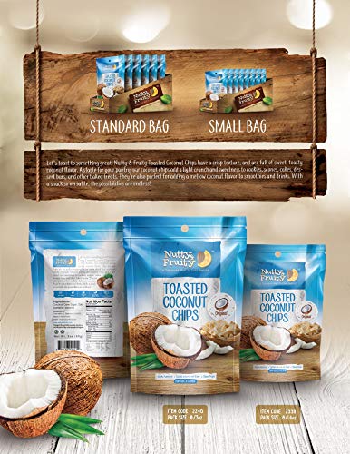 Dried Toasted Coconut Chips By Nutty & Fruity -This Healthy Snack Is Non-Gmo Made With 100% All Natural Real Coconuts And Has No Trans-Fat #TOP1