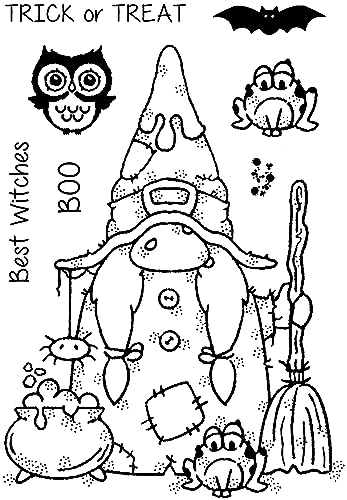 Woodware Clear Stamp Set-Witchy Woo, 4 x 6 in