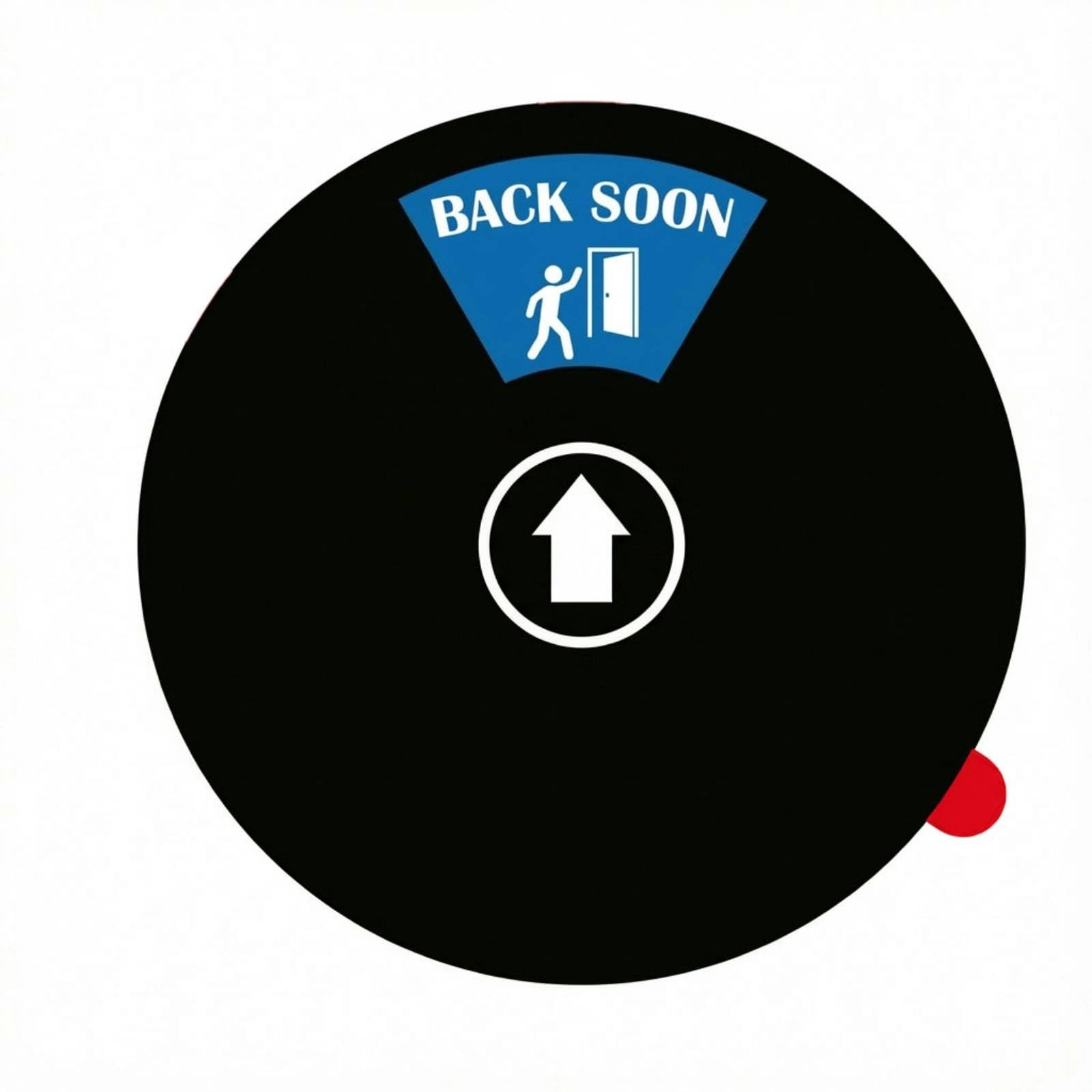 Easy To Rotate Rotating Do Not Disturb Sign And Adhesive Mount Office Door Condition Wheel For Medical Practice, Black | Privacy Filters Laptop & Desktop Accessories Computers/Tablets-image-35