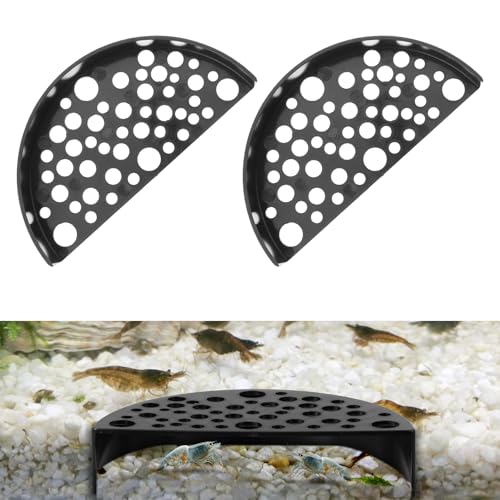 CIATBYYJ 2 Stück Aquarium Deko Höhle,Kreative Garnelen Verstecke,ABS Aquarium Zubehör,Garnelen Höhle für Kleine Garnelens,Kleine Fische,zum Verstecken Spielen Ausruhen