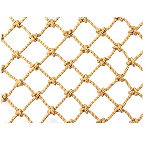 Filet anti-chute en jute de 8mm pour sécuriser l'escalier des enfants
