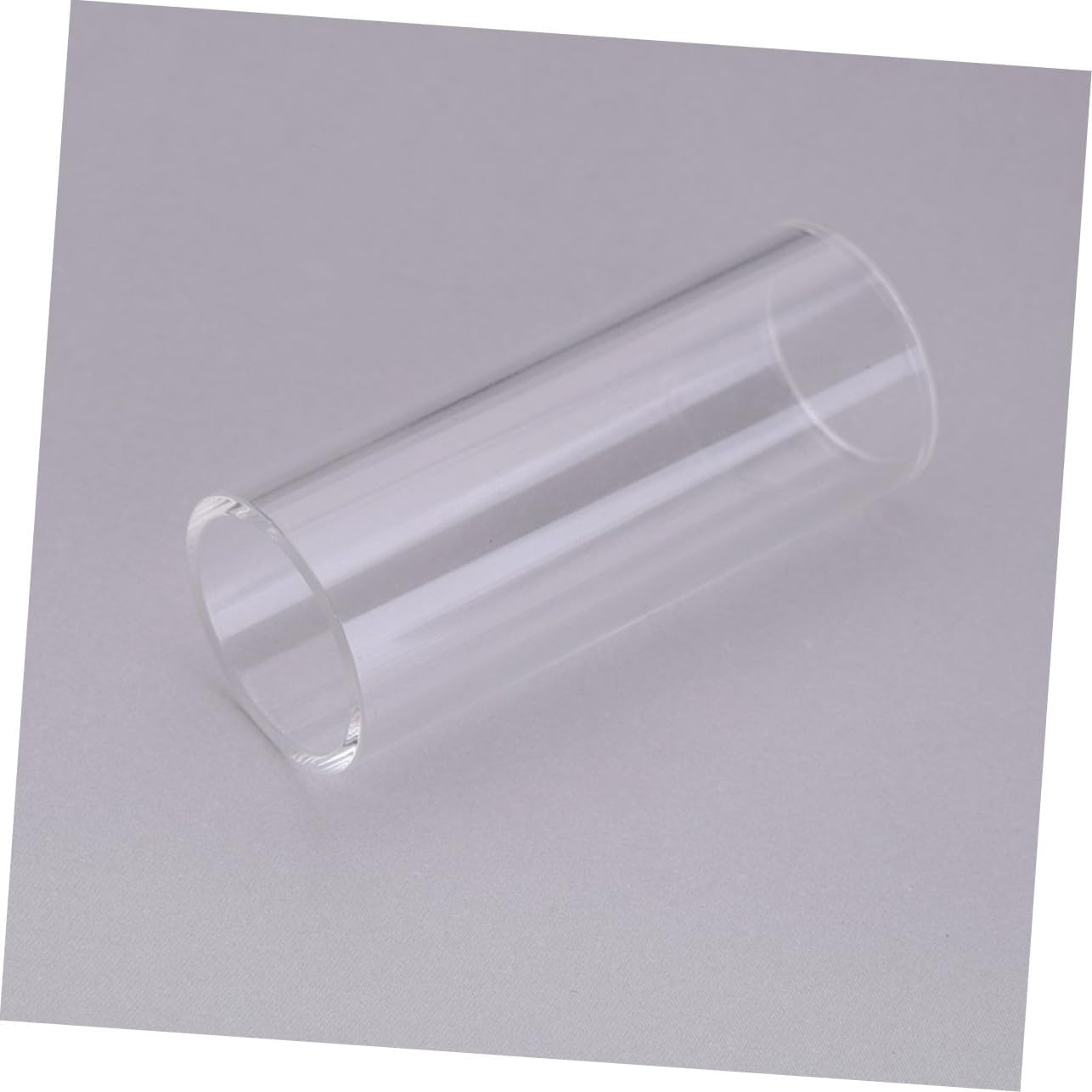 2Pcs Glass Guitar Slides for Guitar Lovers, Smooth Gliding Surface