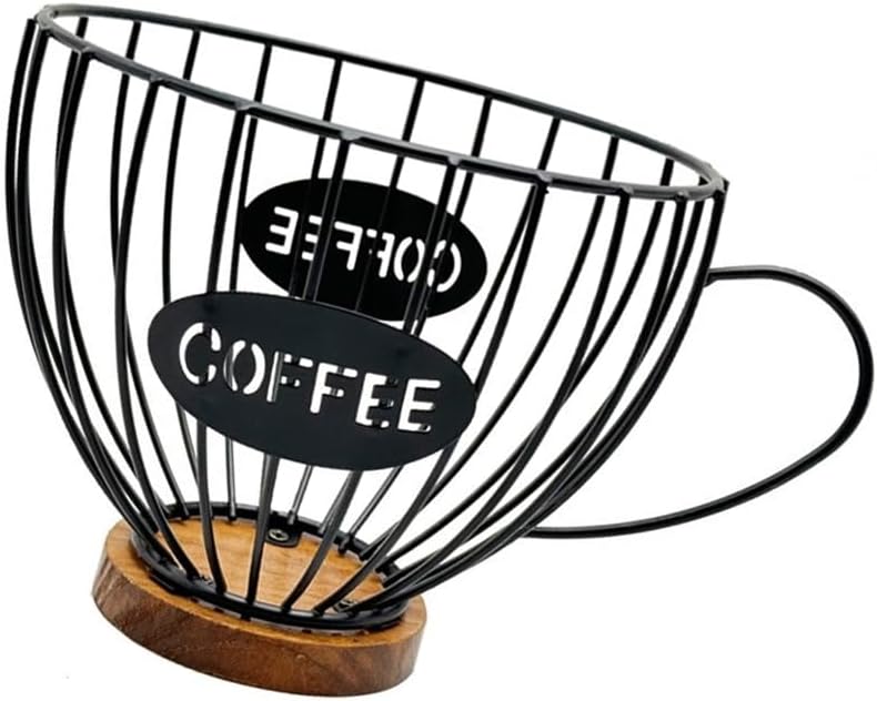 Coffee Storage Basket Large Capacity Coffee Pods Organizer Espressos Pods Tray