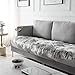 YIHAIC Faux Lammfell Schaffell Teppich, Kunstfell in Super weich Lammfellimitat Teppich Longhair Fell Optik Nachahmung Wolle Bettvorleger Sofa Matte (Grau, 60 x 160cm)