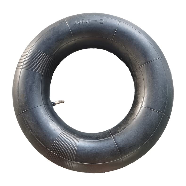 Cdofa 4.00-8 Wheelbarrow Inner Tube 400-8 8 Inch Wheel Barrow Bent Straight Valve Tyre Barrow Sack Truck Trolley Spare Wheel (TR-87)