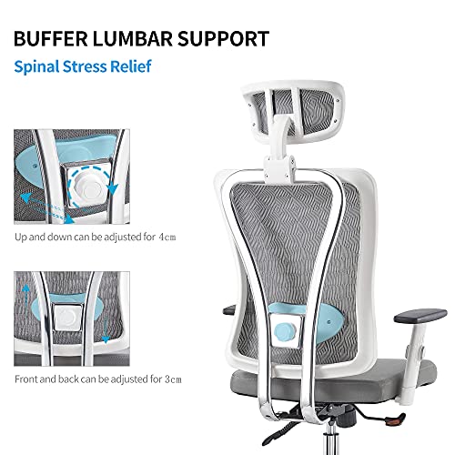 Cedric Office Chair,Breathable Mesh Computer Chair with Ergonomic