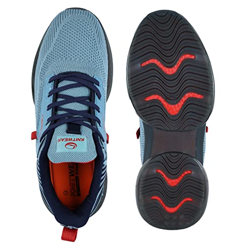Image of Lancer Mens Energy-14blu-red Sports Shoes