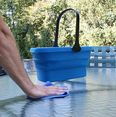 Unger Professional 3-Gallon Collapsible Bucket – Household Cleaning Supplies, Wash Bucket, Bucket for Cleaning, Small Bucket, Washing Buckets with Handles, Water Bucket, Storage Bucket Organizer - Thumbnail 5