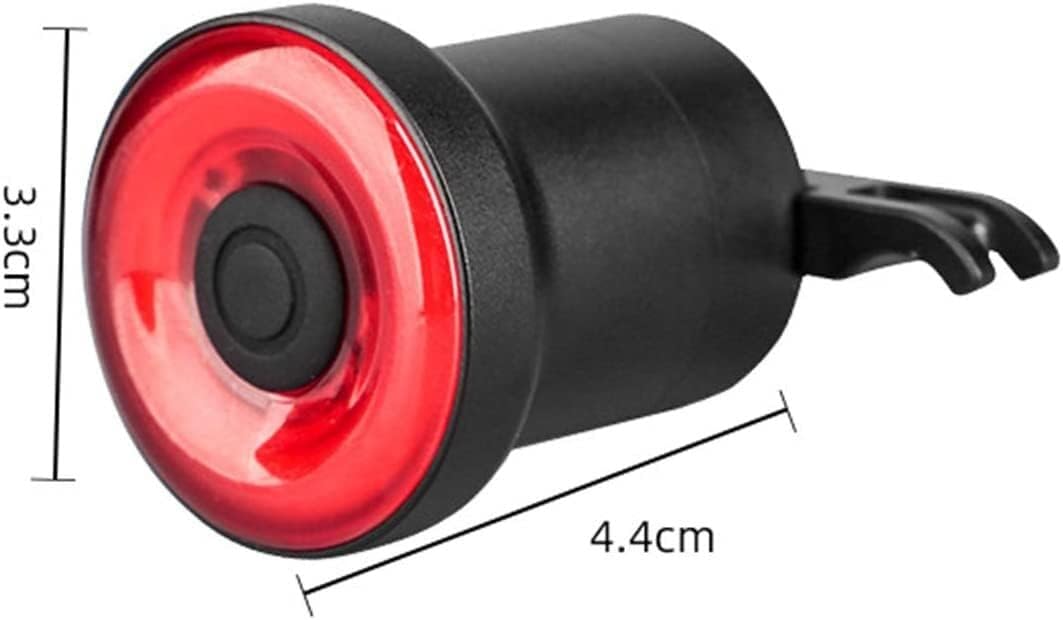 JYYBN Smart Bike Tail Light Ultra Bright, USB Rechargeable Bright Bike Sensing Bike Rear Lights Waterproof Bike Brake Tail Light Fits Any Road Bikes