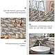 Happyyami 6 Blätter Wandaufkleber Selbstklebende Backsplash-aufkleber Backsplash Aufkleben Küchenrückwand Aufkleben Backsplash-fliese Für Die Küche Hintergrund Pvc 3d Decke Regeneration