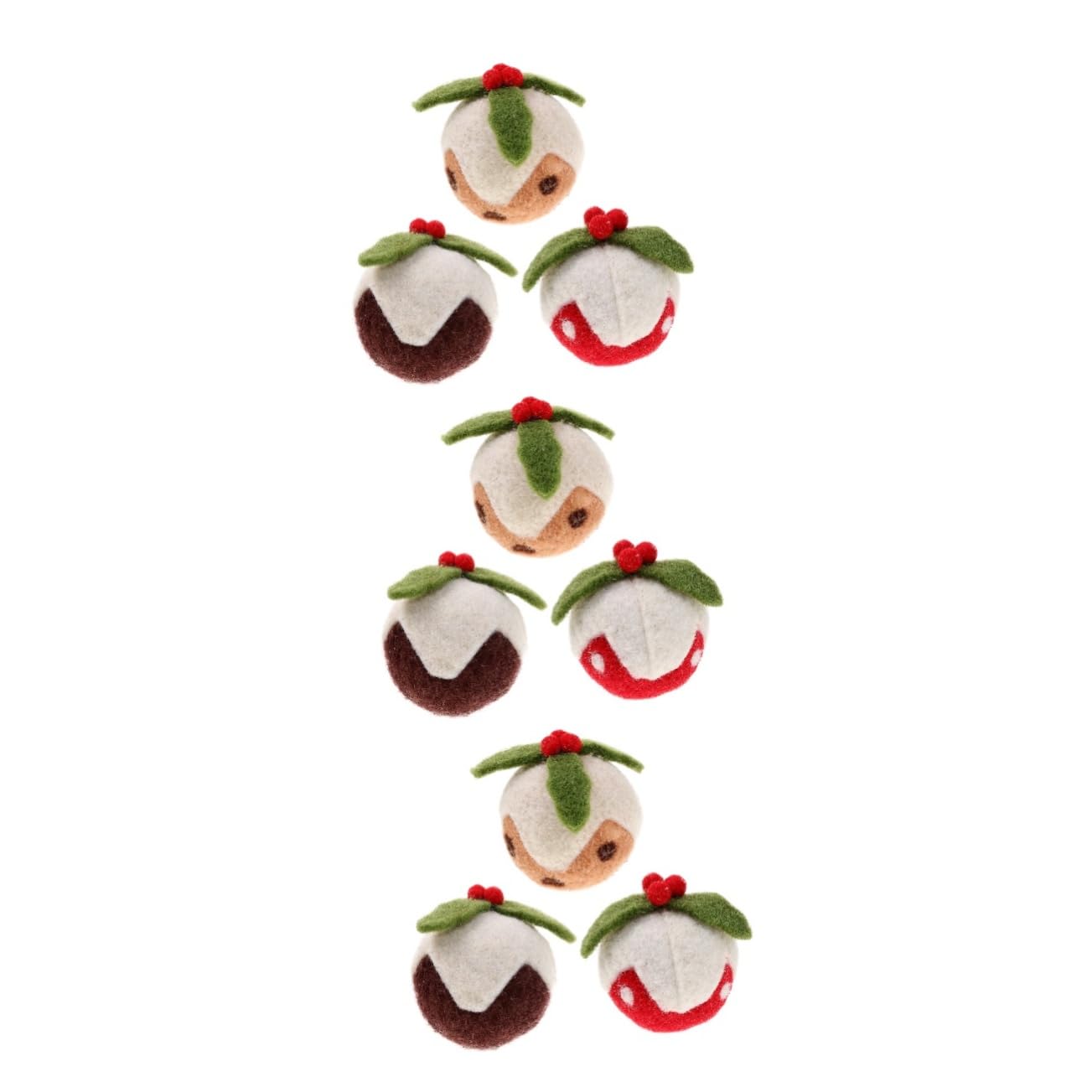 Happyyami 9stücke Interaktive Katzenspielzeuge Aus Wolle Weihnachts-kratzbälle Für Katzen Lustige Und Unterhaltsame Spielzeuge Für Aktive Haustiere Für Weihnachtszeit