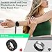 Frylaa Oura Ring/Galaxy Ring Case, 10 Pcs Anti-Scratch Soft Elastic Thin Silicone Ring Protector, M for 10/11/12/13/14/15