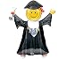 35" Jumping Grad Super Shape Balloon