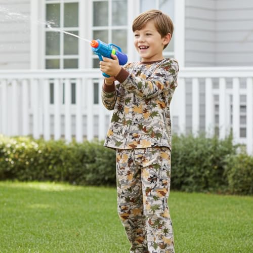 Image of PATPAT Toddler & Kids Pajama Sets with Bamboo Viscose, Snug Fit Pjs for Girls, All-Season Comfort Sleepwear, Ages 2-12 Years