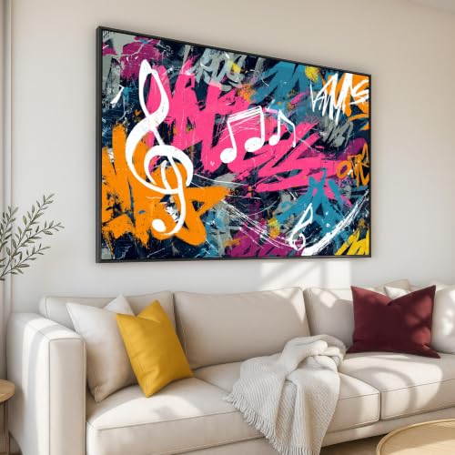 Peinture décorative contemporaine haute définition avec cadre intérieur