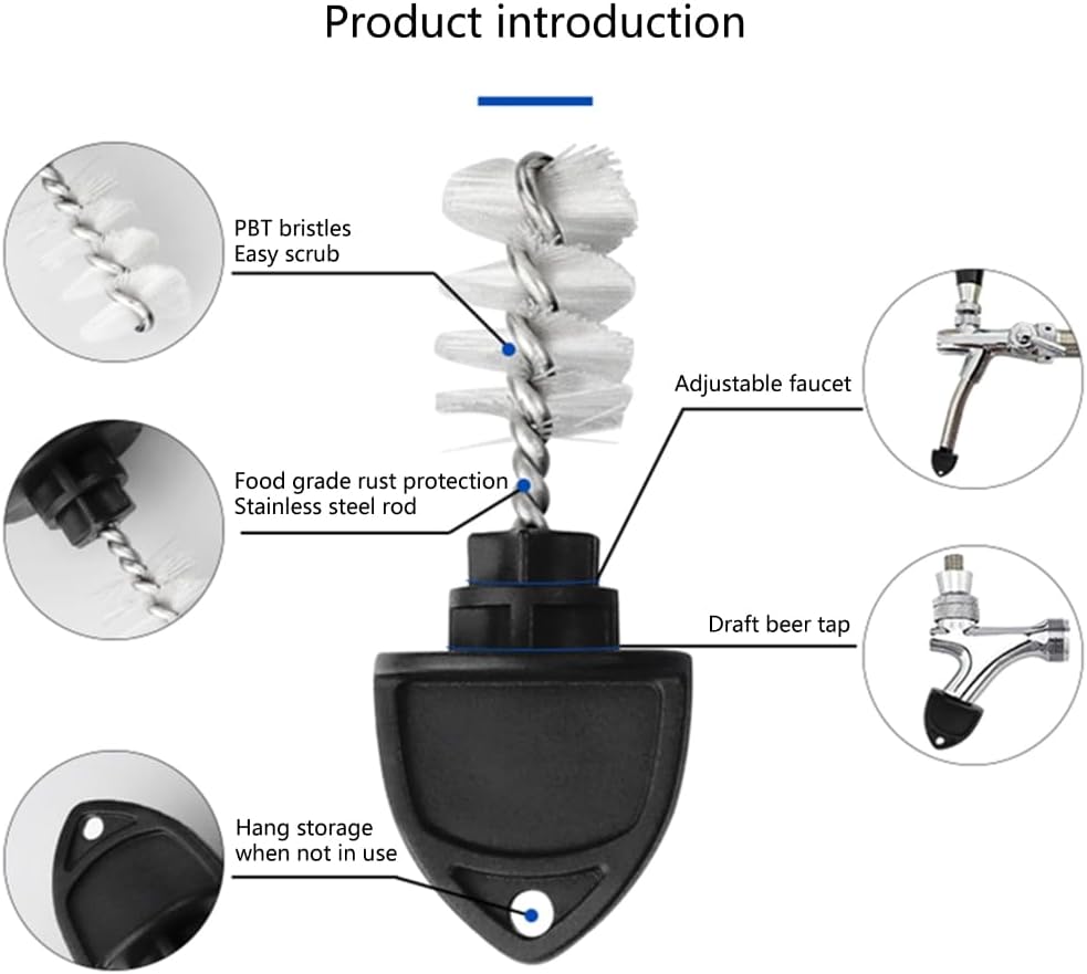 10pc Beer Plug Tap Brush Beer Tap Plug Brush,Beer Faucet Brush Cleaning Plug