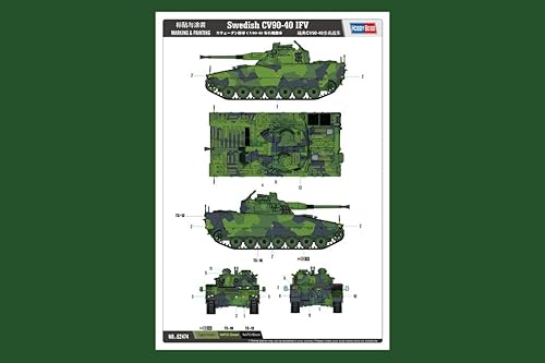 Miniatura 9 de Hobby Boss Kit de construcción de modelo de vehículo IFV CV90-40 sueco