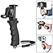 Produktbild Action Kamera Griff mit Handyhalter für GoPro Handgriff GoPro Handheld Stabilisator Halter GoPro Handstativ Halterung GoPro Selfie Stick für GoPro SJCAM DJI Action, Ergonomisch Actioncam Hand Grip