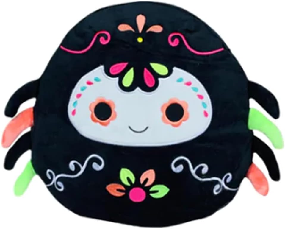 Squishmallow Official Kellytoy Halloween Squishy Soft Plush Toy Animals (Connor Cow Sugar Skull, 12 Inch)