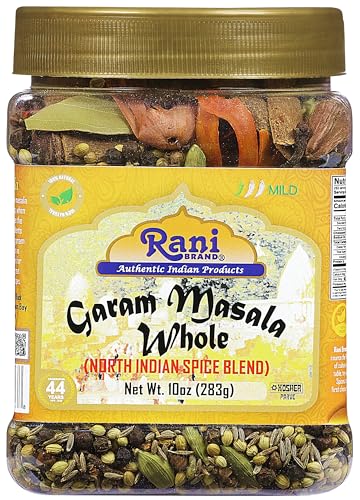 Rani Garam Masala Indian 11 Whole Spices Blend 10oz (283g) PET Jar ~ All Natural, Salt-Free | Vegan | No Colors | Gluten Friendly | NON-GMO | Kosher | Indian Origin