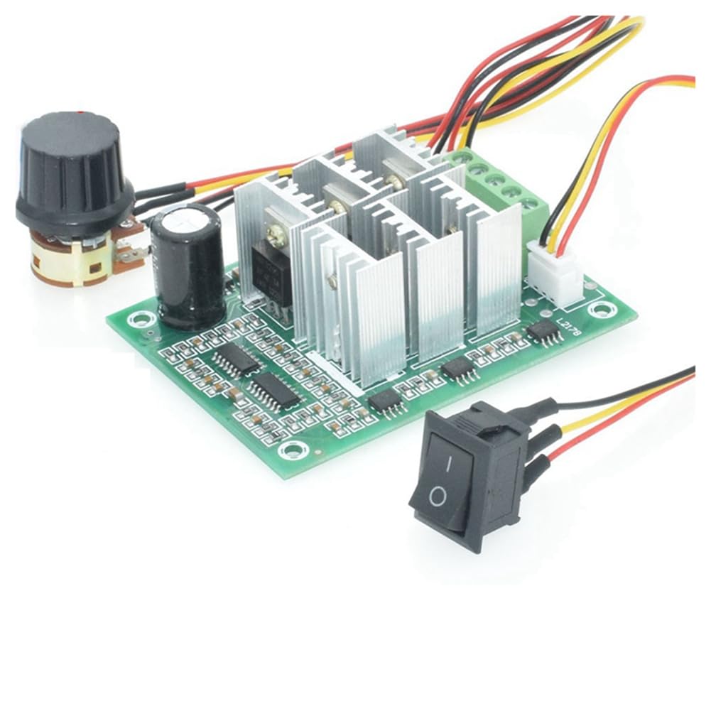 Littimoon DC 5-36V Motor Speed Control PWM Motor Speed Controller Switch 15A Current Voltage Regulator Drive Module