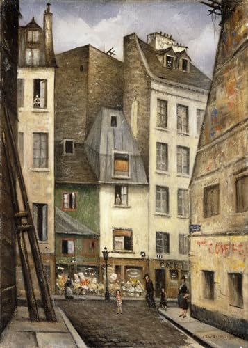 Lienzo de París Rue St Julien Le Pauvre de Nevinson para decorar paredes de dormitorios elegantes